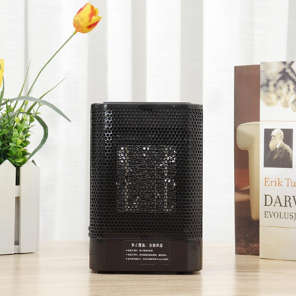 AC 220V Electric Space Heater/Portable Cooling Fan Table Handy Air Warmer Cooler Summer Winter Air Vent Fan for Home