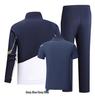 Unisex Customized Spring & Autumn Team Sportswear Set: Stand-up Collar Cardigan & Running Training Uniform, Three-Piece Set
