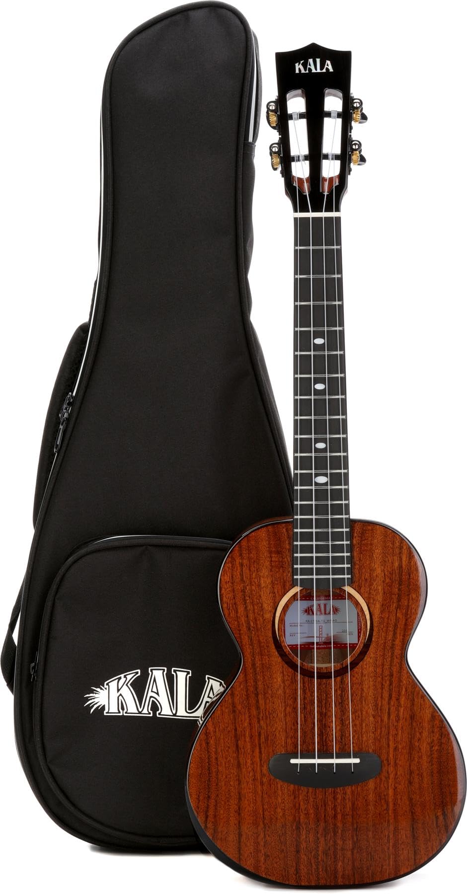 

KALA Ukulele Contour All Solid Gloss Series All Solid Acacia Body Tenor Bag KA-CT-SA-TG_W/BAG [Gig Included] []