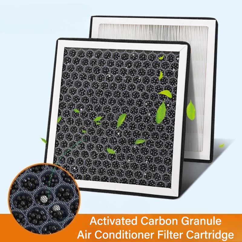 For Ford Ranger 2023-2025 Car Activated Carbon Air Filter Cartridge PM2.5 Air Filtration Conditioner Cleaner Accessories