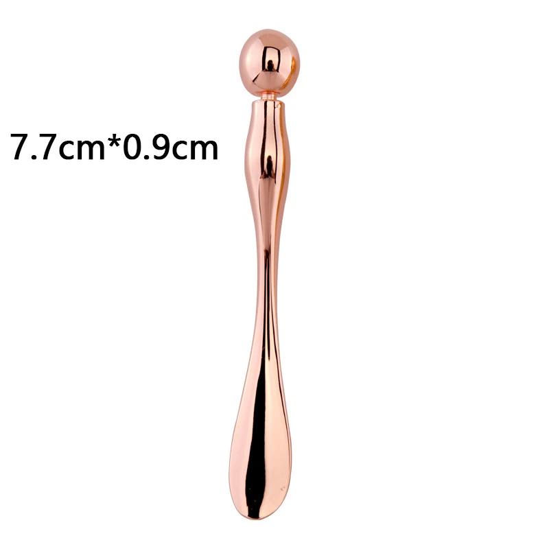 Metal Face Massage Stick Anti Wrinkle Eye Cream Applicator Mask Mixing Spatulas Scoop Eyes Massage Beauty Stick for Facial Care