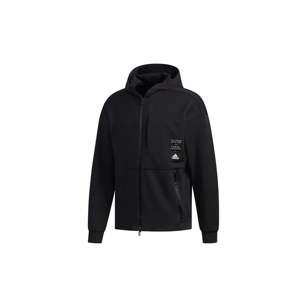 Adidas Id Sweat Hooded Jacket Men Outerwear Black ED1948