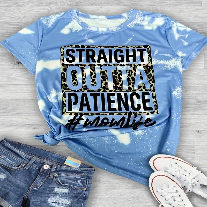 T-shirt casual da donna a maniche corte