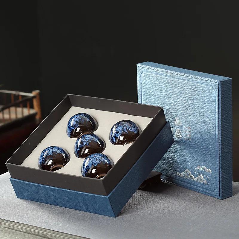 110ml-175ML Cuptor Changjian Cupă Creative Home Set de ceai ceramic Master Cup Chinezesc Kung Fu Ceai Bol Set Cadouri de afaceri Biroul Acasă