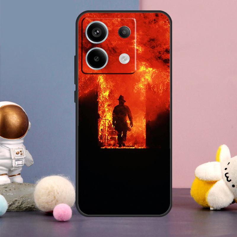 

Firefighter Fire Fireman Case For Xiaomi Redmi Note 13 9 10 11 12 14 15 Pro Plus Redmi 15 15C 14C 10C 12C 13C Cover Redmi 15 5G