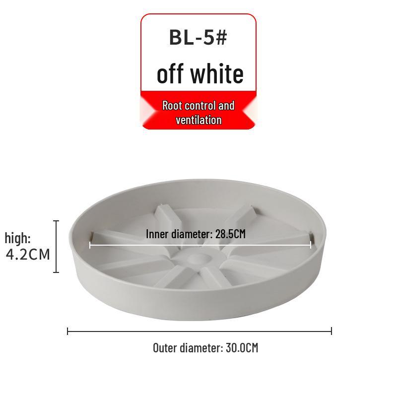 Round Plastic Flower Pot Water Collector Tray