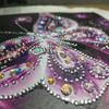 Diamond Painting Partial Special Drill DIY Sparkle Butterfly Picture Pink