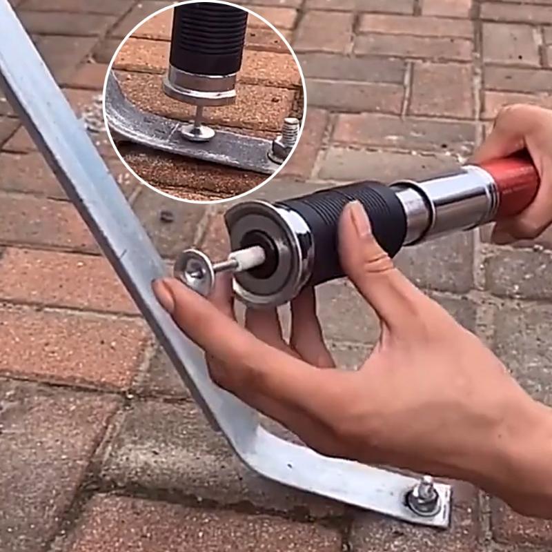 100 Stück Stahldorn für Deckendekoration PoPing Nieten Flansch Blindnieten Blindnieten für Holzbearbeitung