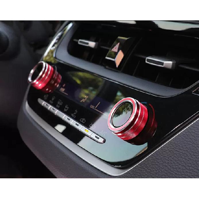 For Toyota Corolla - Air Condition Knob Button Ring Cover Decor Pair