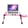 360 Degrees    Foldable Laptop Desk Table Stand Holder wCelsius Cooling Dual Fan Mouse Boad Black