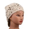 Hollow Out Crochet Flower Knitted Hat Ethnic Style Knit Cap Fashion   Girls