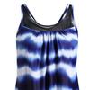 2Pcs/Set Summer Tankini Set Gradient Color Sling Tops High Waist Swimming Trunks