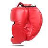 1pc Boxing Helmet PU Leather Kickboxing Fight Training Free Fight Head Protection Helmet Adults Kids Equipment Fitness