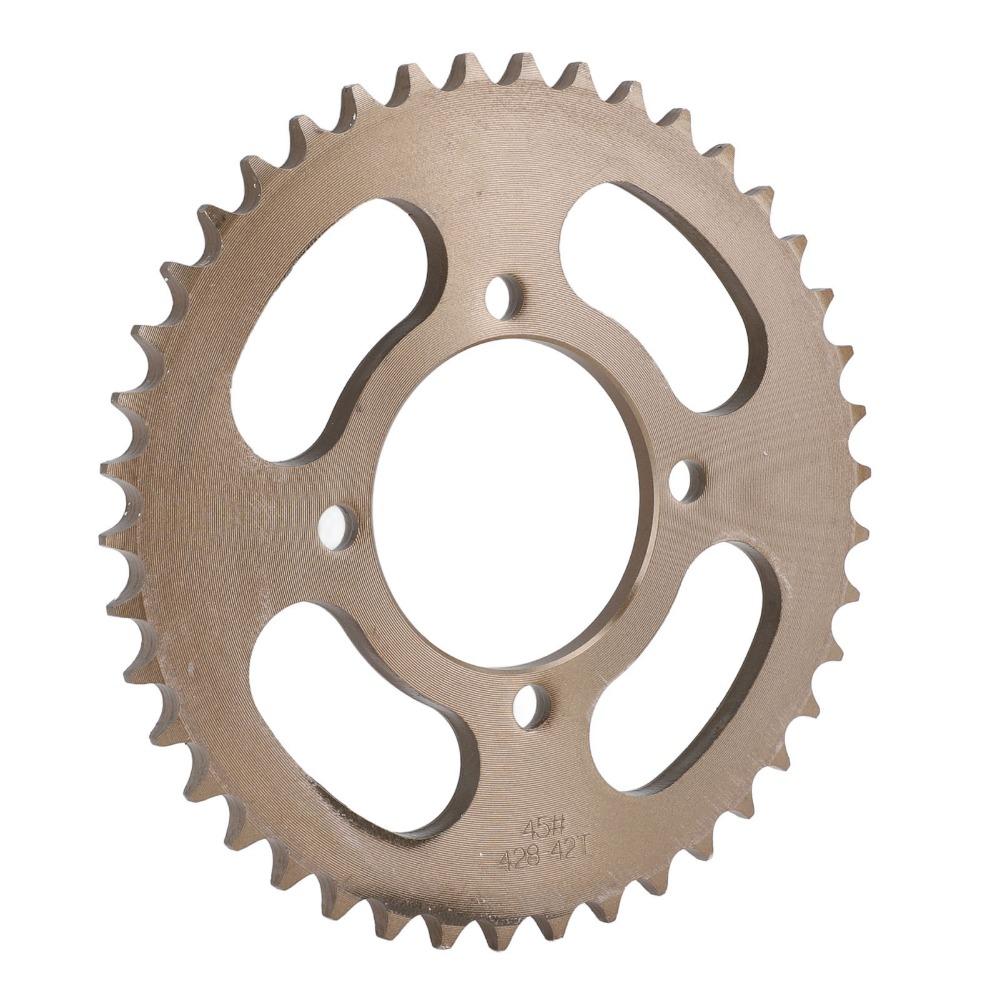 High Toughness Motorcycle Sprocket 428 42T Chain Sprocket Rear Drive Sprocket Cycling Riding