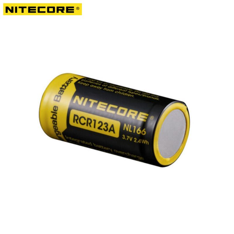 

Литий-ионная аккумуляторная батарея Nitecore 650 мАч RCR123A 16340 NL166