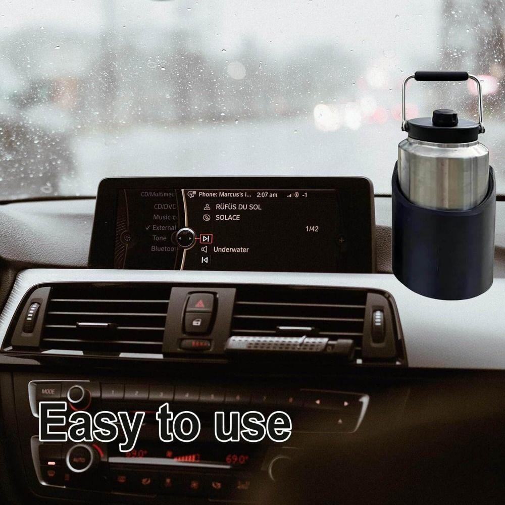 46, 50, 64 Oz Magnetic Bottle Stand Black Heavy Duty Bottle Mount Fixed Water Cup Beverage