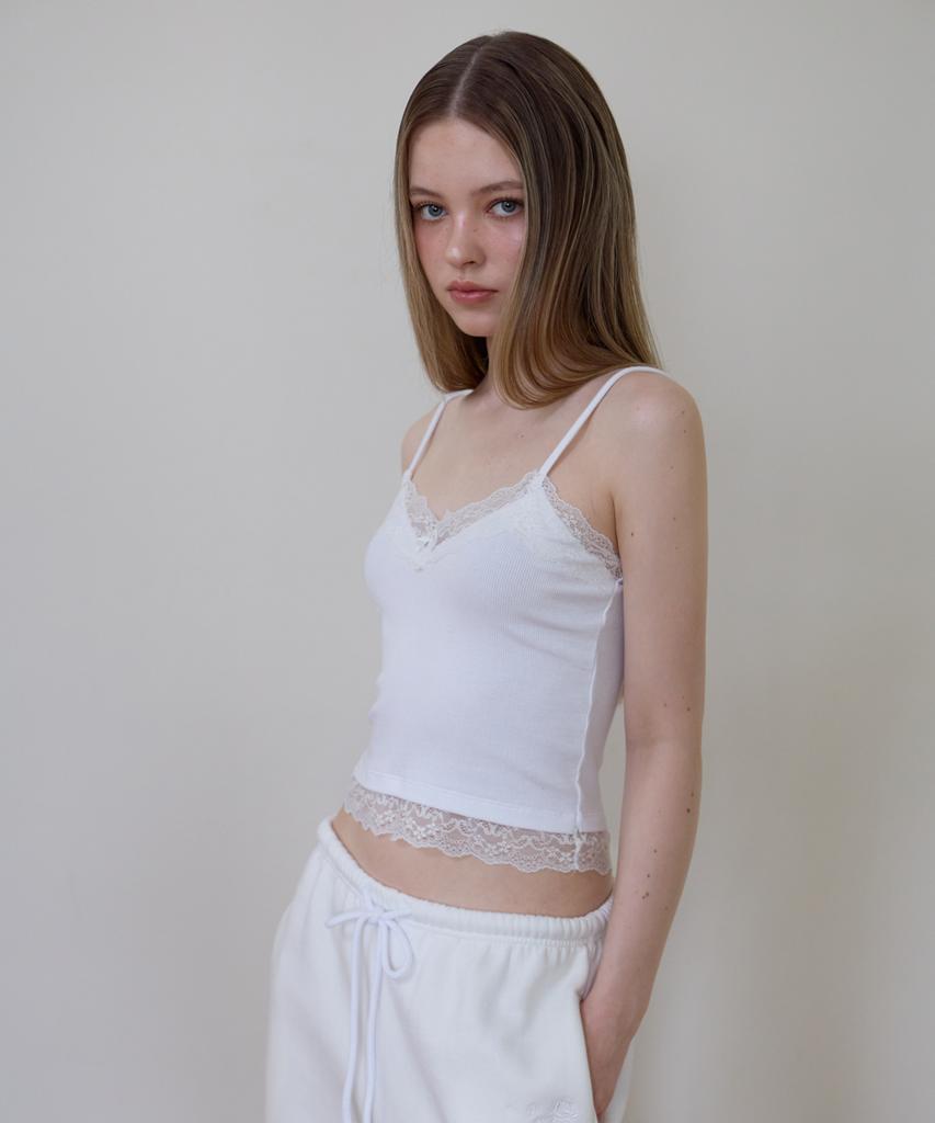 ROSEFRANTZ Lace Trim Sleeveless [Ivory]