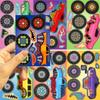 8 Cartoon Monster Truck Collage Hand-on DIY Decoration Hand Account Mobile Phone Case Decoration Waterproof Stickers