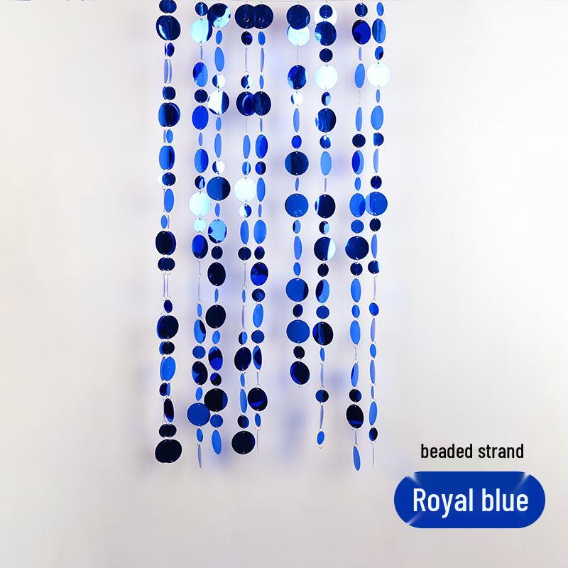 

Круглая Свадебная Зеркальная Шторка из Пайеток и Бусин для Украшения Потолка или Двери