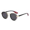 Steampunk Style Sunglasses Women'S Oval Fashion Sunglasses Sunscreen Travel Hip Hop Sunglasses