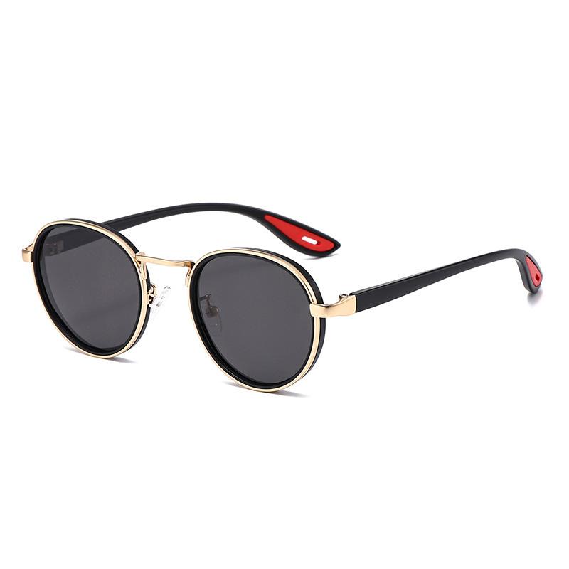 Steampunk Style Sunglasses Women'S Oval Fashion Sunglasses Sunscreen Travel Hip Hop Sunglasses