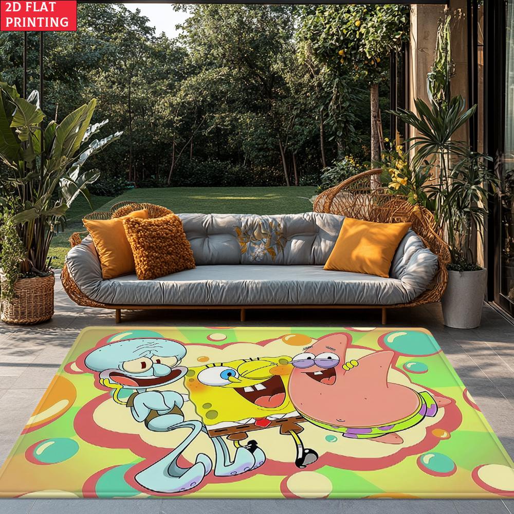 Good partner print Large Room Carpet Non Slip Cartoon Kids Bedroom Living Room Floor Mat Home Decor Children's Play Carpet