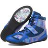 Zapatos de boxeo para hombres, zapatos de sanda de corte bajo, zapatos de entrenamiento de combate de corte alto, zapatos de lucha libre, botas largas, zapatos de boxeo para mujeres