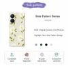 For Xiaomi Redmi Turbo 4 5G/Poco X7 Pro 5G Case White Flowers Green Leaves Pattern Printing Straight Edge TPU Phone Back Cover