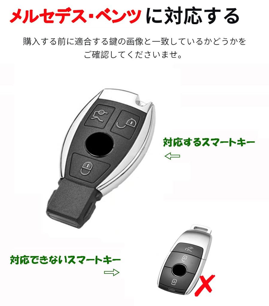 SANRILY Key Case, Key Holder, Key Cover, Key Protection, Suitable for Mercedes-Benz A/B /