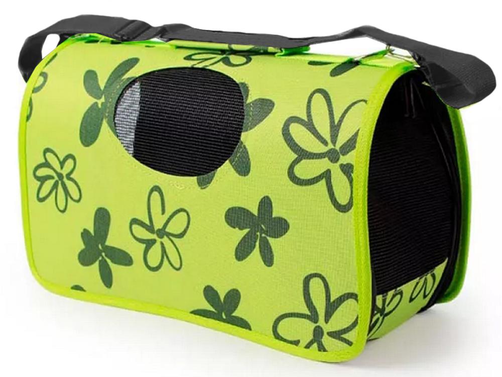 Dog Bag Dots Green (75) Gab_B
