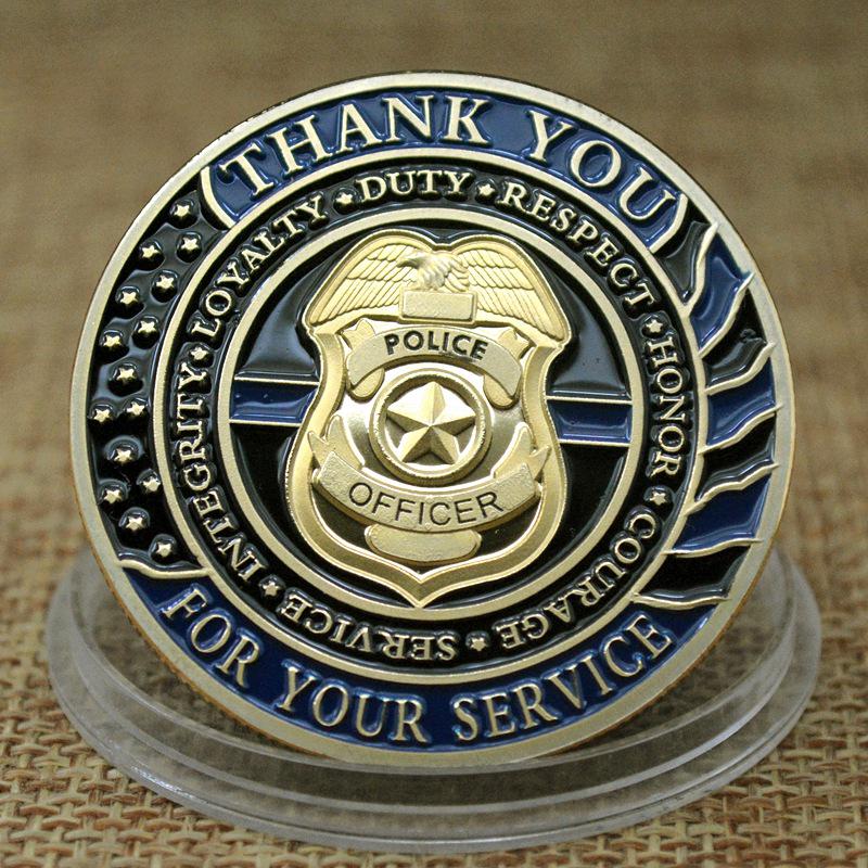 Custom Colored Metal Commemorative Coin and Medal Collection