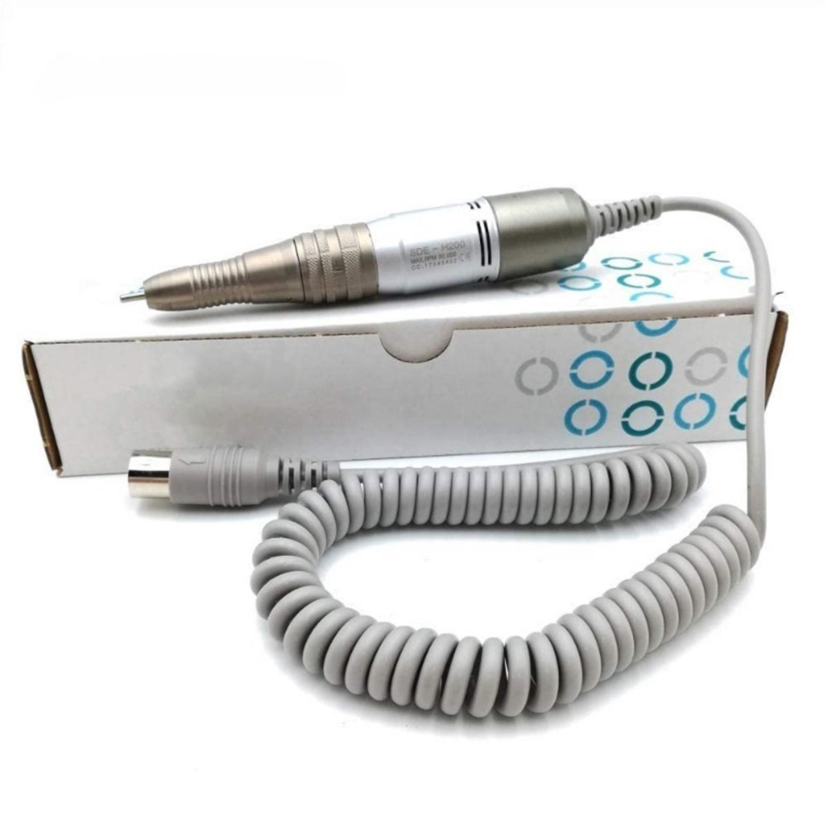 

30000RPM Nail Drills Handpiece H200 for Marathon STRONG210 Control Box Electric Manicure Machine Nails Drill Handle Nail Tool 30000RPM