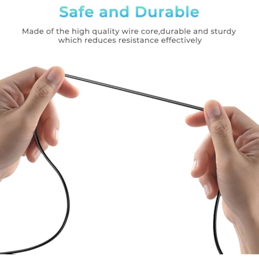 Amzpas 1.8M Charging Cable USB 2.0 Type A to Mini B Cable for PS3 Controller Charger, Mini USB Da...