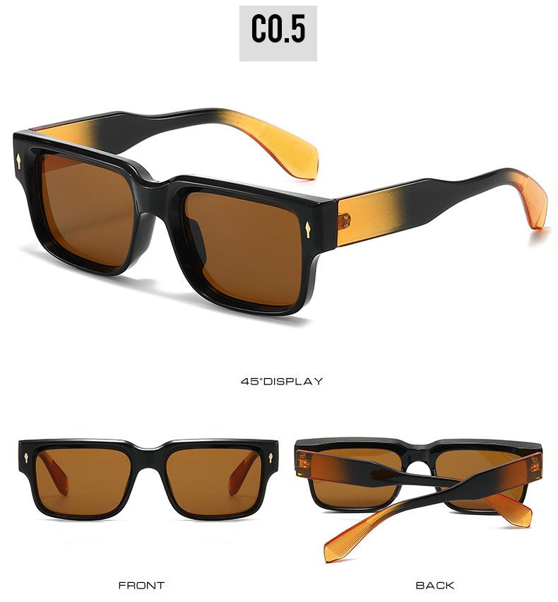 Quality Square Sunglasses Men Brand Arrow Decoration Fashonable Suitable Stylish Eyewear Man Sun Glasses Uv400