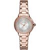 Mia Silver Rose Gold-toned Metal Ladies' Quartz Watch AR11633