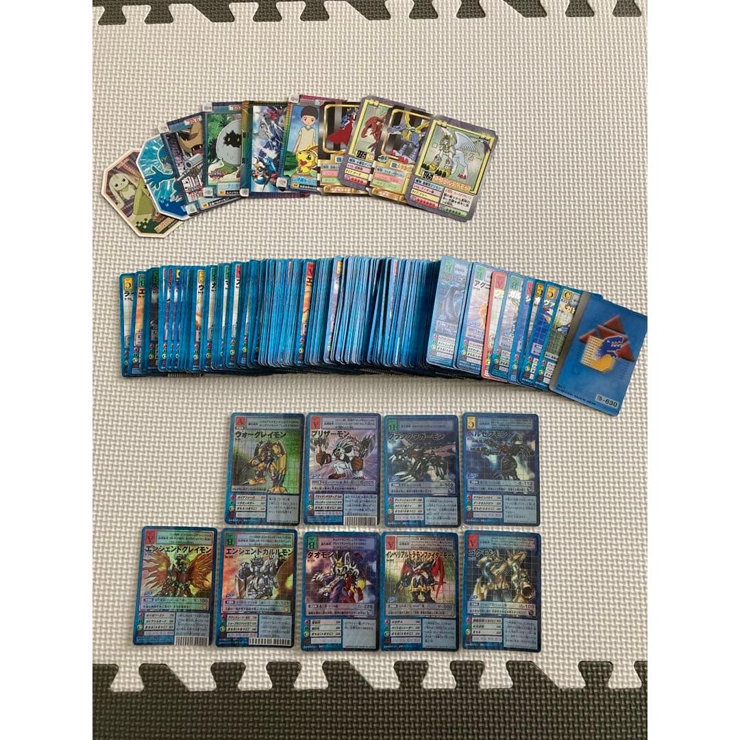 Digimon cards (9 rare cards, multiple normal cards) + other