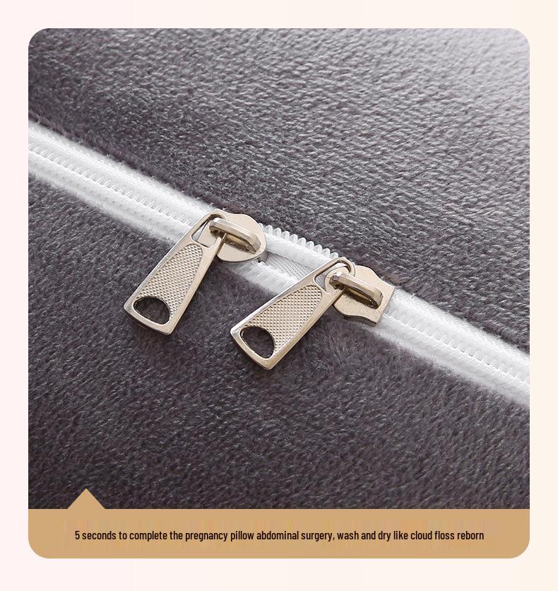 Pregnancy Support Pillow: G, U & L Shapes for Side Sleeping & Back Support