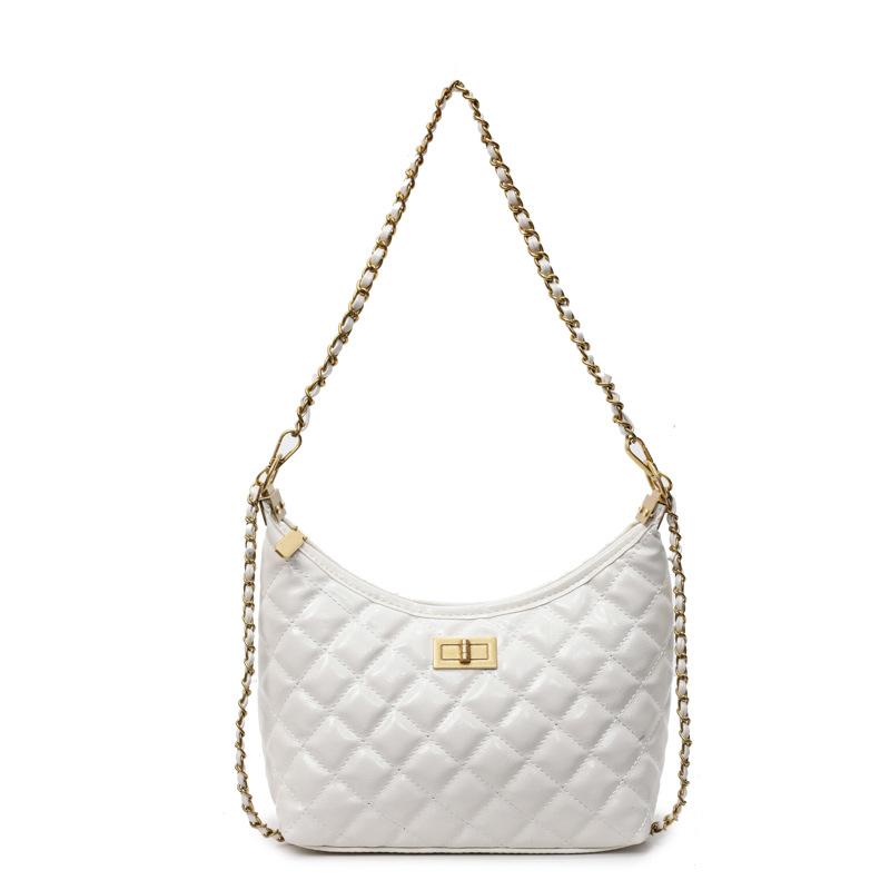 Underarm Bag Women's Large-capacity Autumn New Niche Diamond Chain Bag Fashionable Shoulder Crossbody Small Square Bag