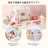 Wooden Teether Makeup Wooden Makeup Pretend Play Makeup Beauty Salon 19 Ages Easy Pretend Birthday Gift Set, Toy, Cosmetics, Pouch, Kids' Set, Toy,