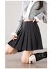 2025 Fall/Winter Fresh College Style High Waist Woolen Pleated Skirt