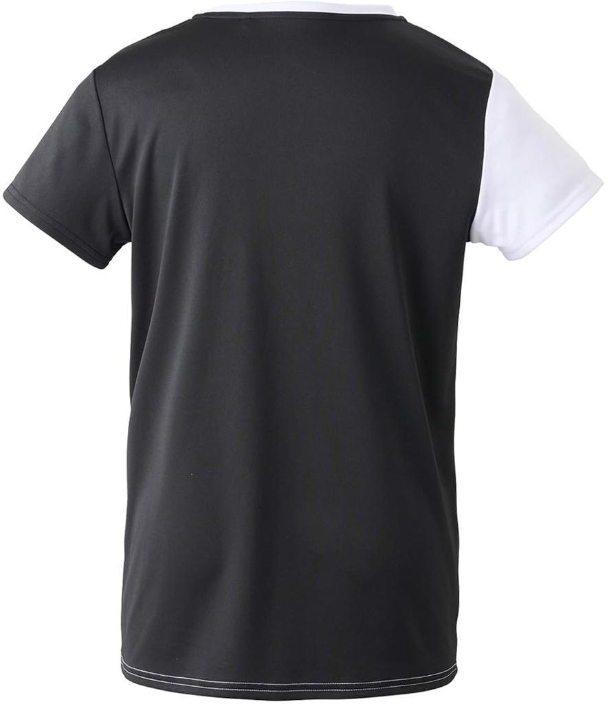 Tennis Wear Badminton Short Sleeve Game Shirt Water Absorbent Quick Drying UV Protection DAP1463W 2024FW White 2XO [Dunlop] Women's