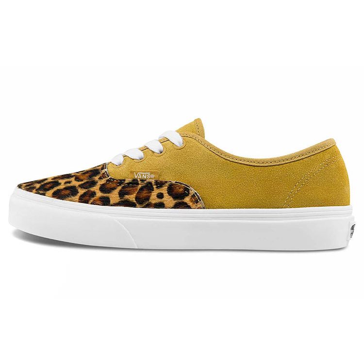 Vans Authentic Low Top Skate Shoes Unisex Sneakers Brown Yellow VN0A5KRDAVB