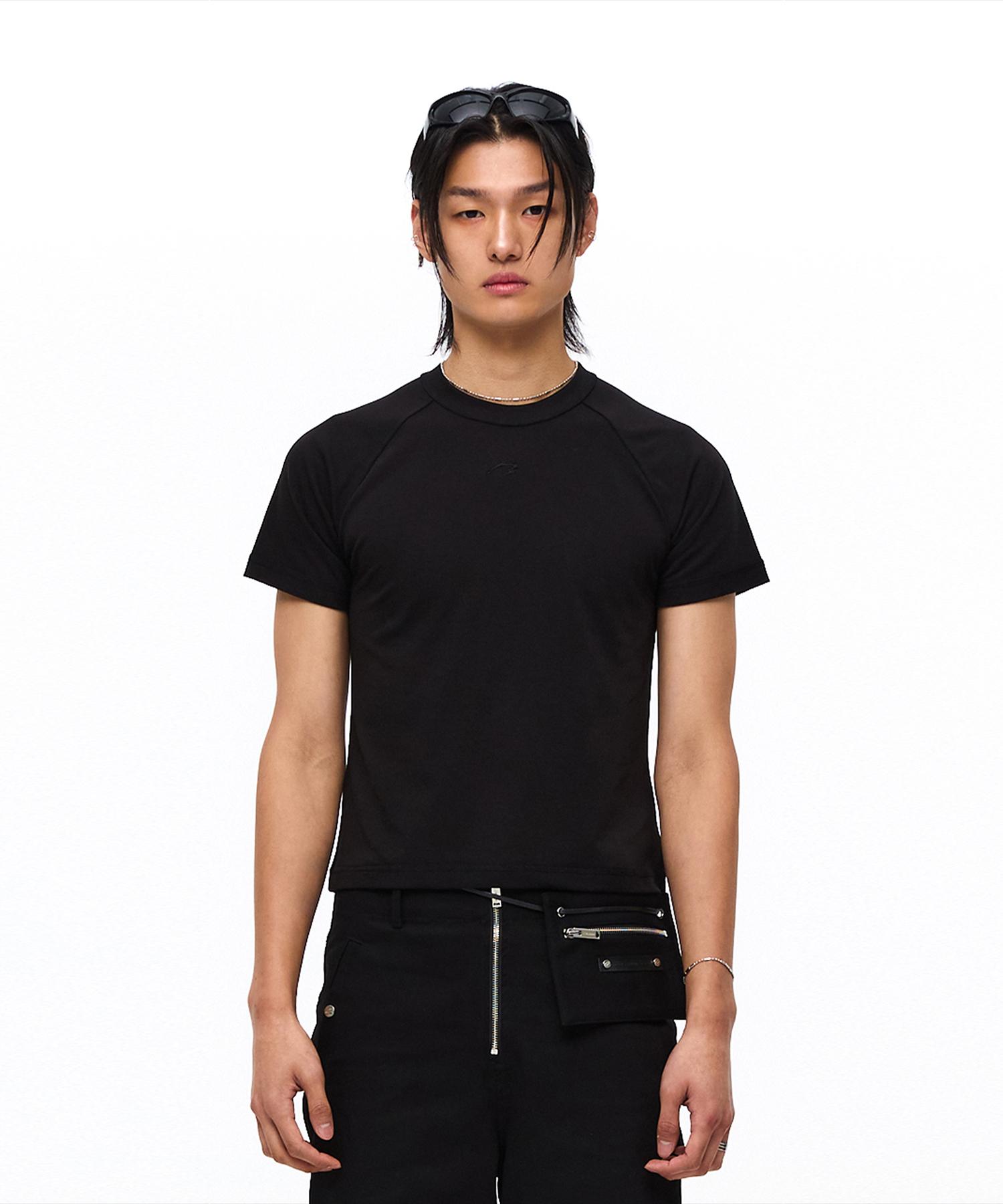 More Than Black Cut Off Half Sleeve - All Black