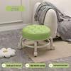 Children's Low Stool with Universal Wheels - Versatile, Movable Chair for Living Room