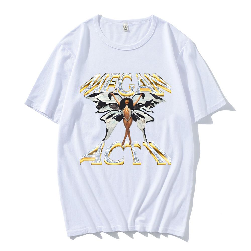 Megan Thee T-shirts Stallion MEGAN Act Ll Deluxe LP New Design Tshirts Chic Women Cotton Tees Summer New Y2K Tops Casual Clothes
