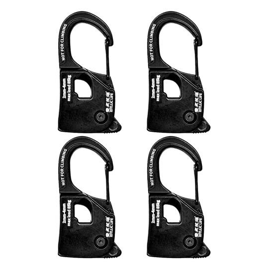 2/4 Stück Seilspanner Outdoor Rucksacktouren Wandern Camping Abspannleine Seilspanner Strapazierfähige Aluminiumlegierung Selbstverriegelnder Seilspanner
