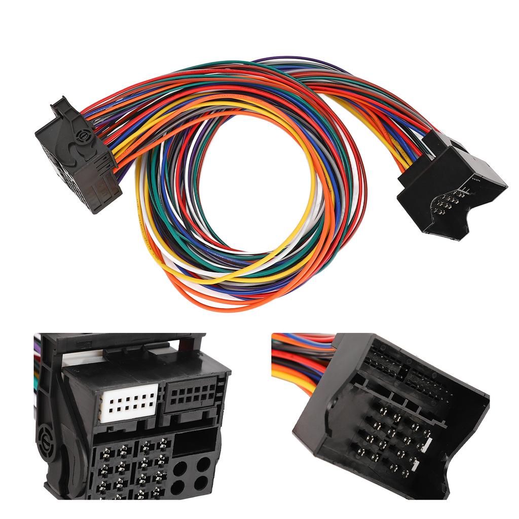 PQ Extension Adapter Cable 40 Pins   Stable Performance Car Radio Wire Harness