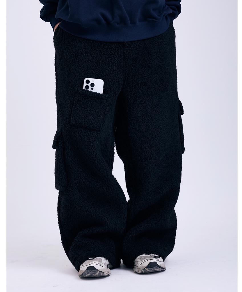 MISTER CHILD Daily 5-Pocket Fleece Pants Black