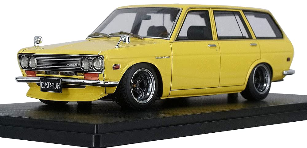 

TK Company ignition model Datsun Bluebird Wagon Желтый Готовое изделие IG2222 1/18 (510) чёрный