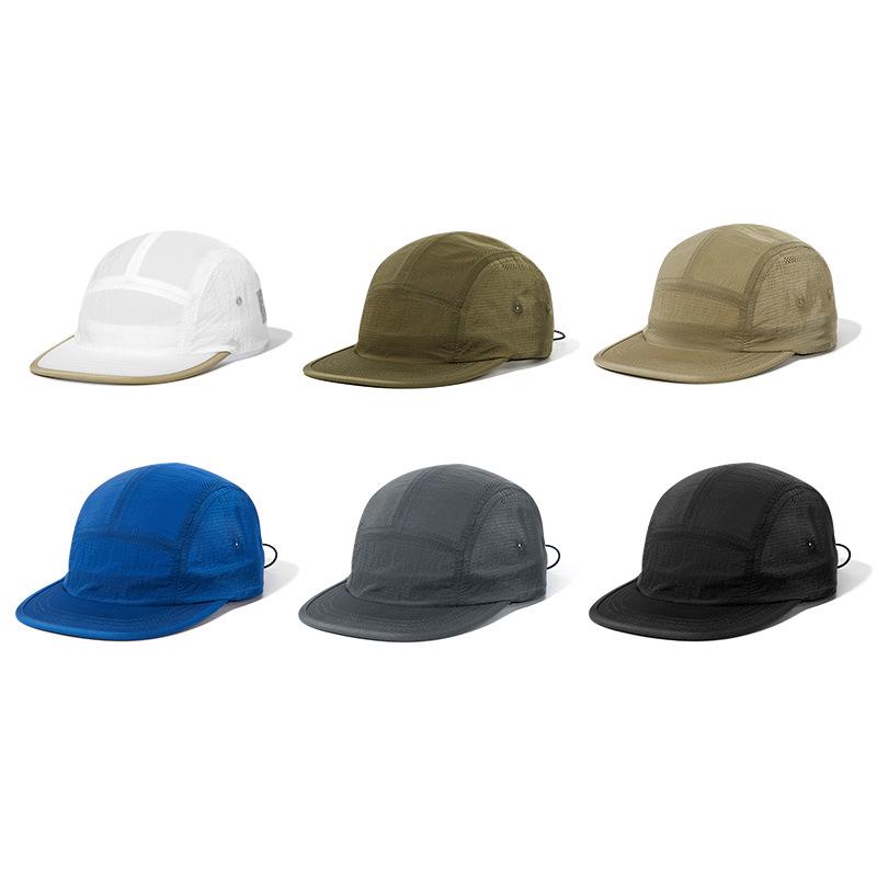 Spring Quick-Dry Waterproof Flat Brim Cap - Lightweight Sunshade for Outdoor Activities